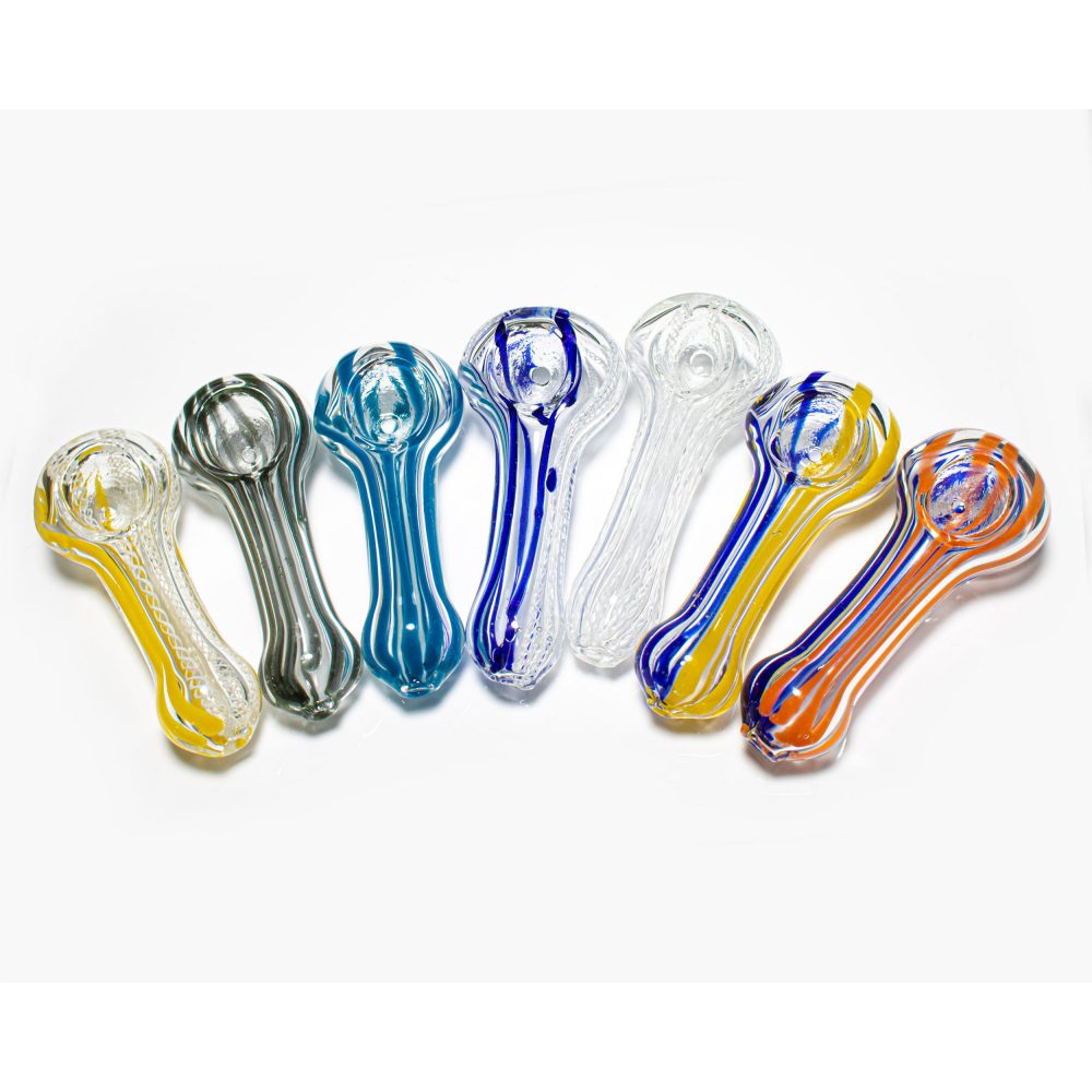 10cm / 4" Glass Spoon Pipe (Assorted)