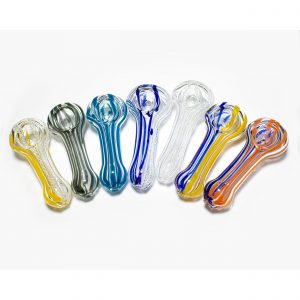 10cm / 4" Glass Spoon Pipe (Assorted)