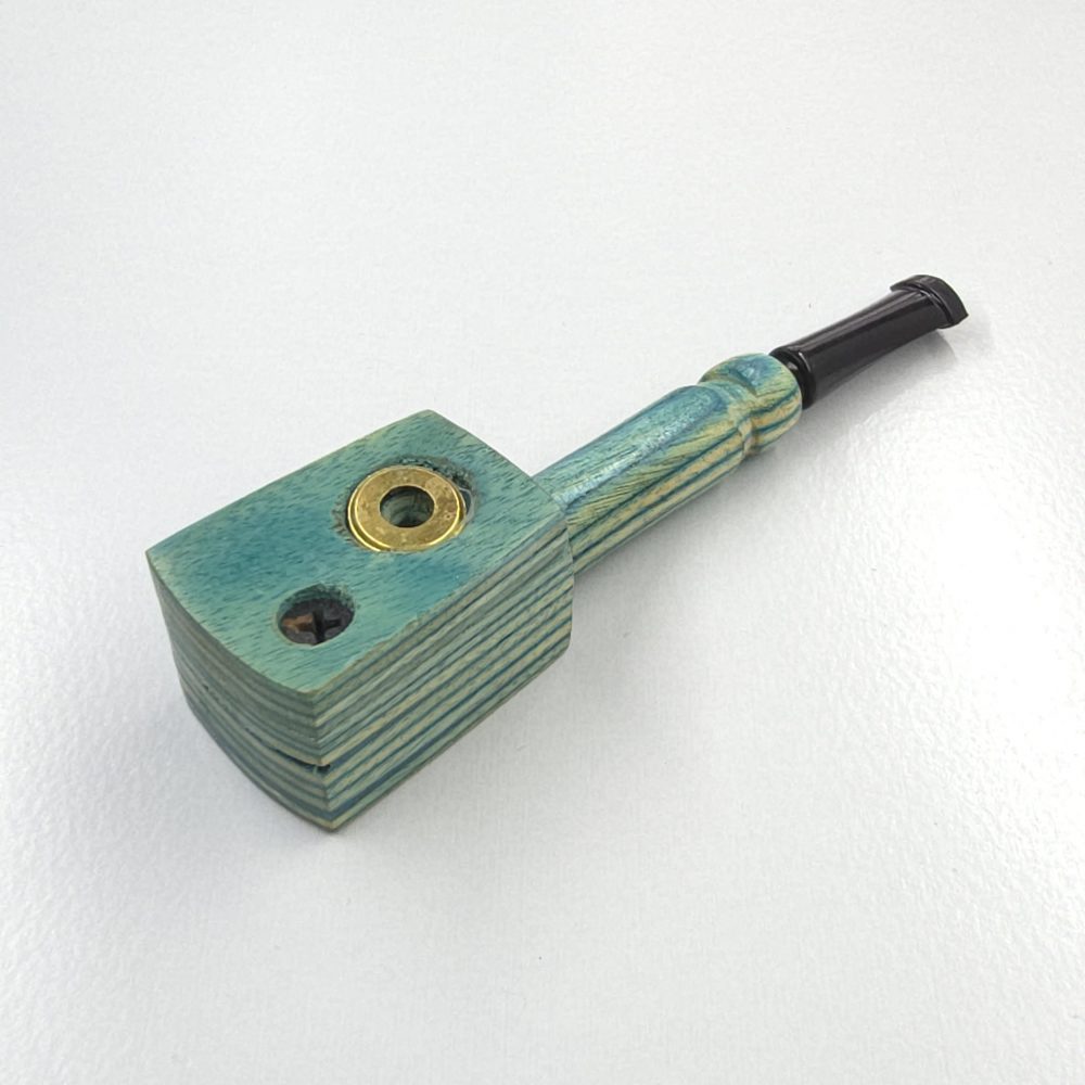 12cm / 4.5" Wooden Traveller Pocket Monkey Twister Smoking Pipe (Assorted) - Image 2