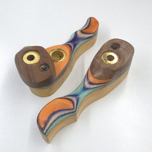 9cm / 3.6" Wooden Traveller Pocket Monkey Twister Smoking Pipe (Assorted)