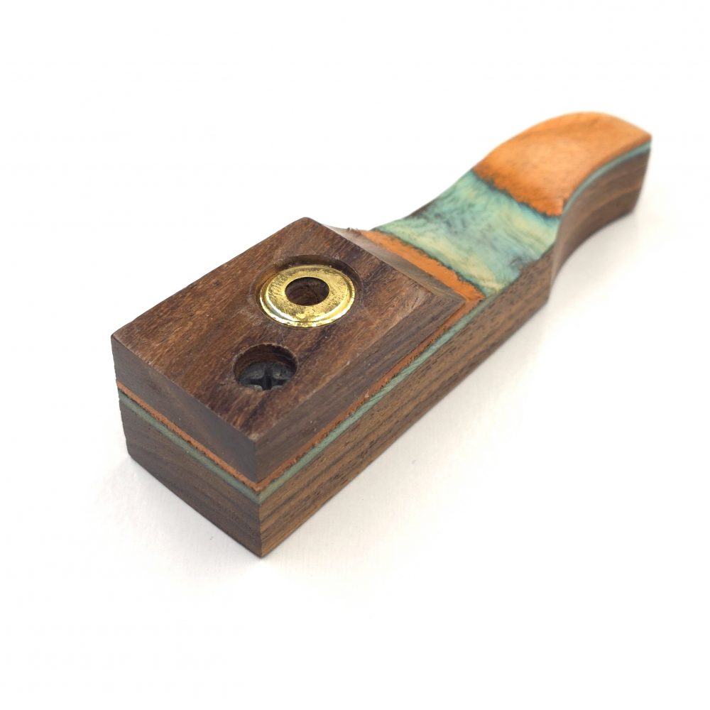 9.5cm / 3.7" Wooden Traveller Pocket Monkey Twister Smoking Pipe (Assorted) - Image 2