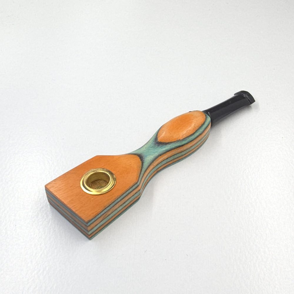 11cm / 4.3" Wooden Traveller Pocket Monkey Twister Smoking Pipe (Assorted) - Image 3