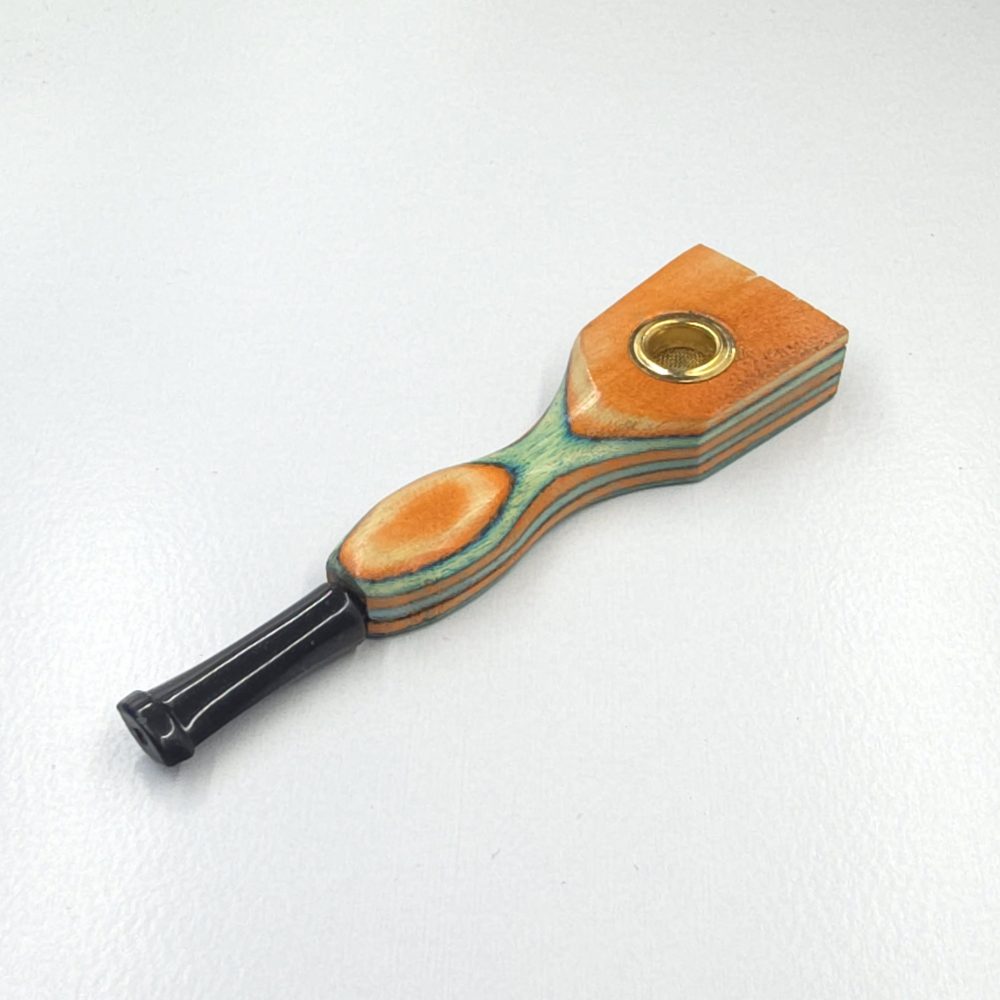 11cm / 4.3" Wooden Traveller Pocket Monkey Twister Smoking Pipe (Assorted) - Image 5