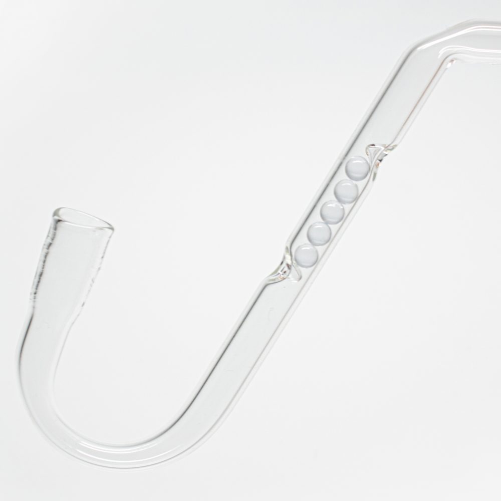 11cm / 4.3" Glass Sax Smoking Pipe - Image 2