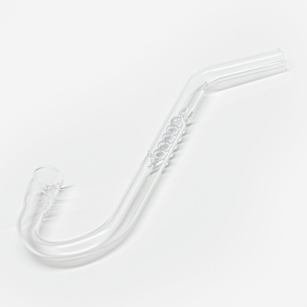 11cm / 4.3" Glass Sax Smoking Pipe - Image 4