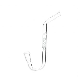11cm / 4.3" Glass Sax Smoking Pipe